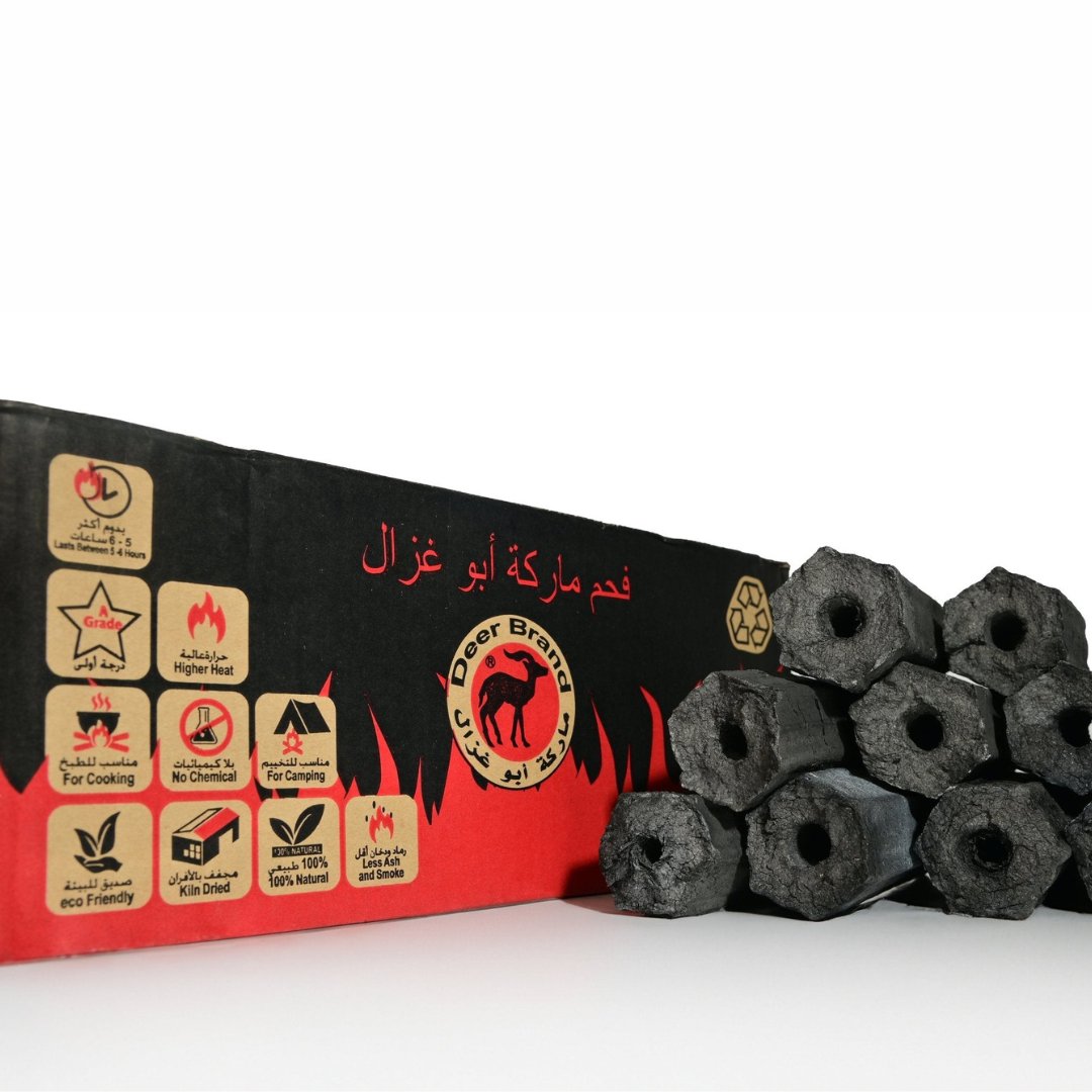 فحم شوي-فحم ابو غزال 10كجم ماليزي سوبر 